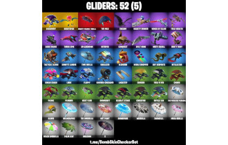 UNIQUE - Ikonik, Galaxy [95 Skins, 1550 Vbucks, 49 Axes, 67 Emotes, 52 Gliders and MORE!]