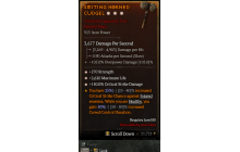 Legendary Two-Handed Mace[*150 DMG_Crit | *270 STR | *2620 Life]