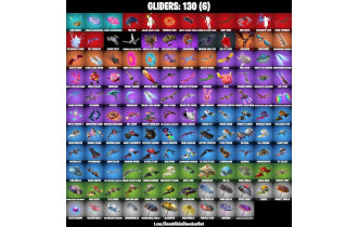 UNIQUE - Deimos,  [149 Skins, 50 Vbucks, 148 Axes, 160 Emotes, 130 Gliders and MORE!]