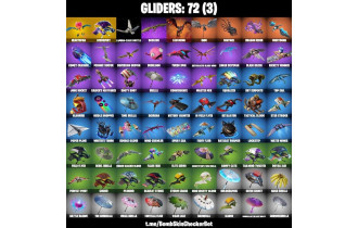 UNIQUE - Galaxy, Glow [108 Skins, 2040 Vbucks, 82 Axes, 100 Emotes, 72 Gliders and MORE!]