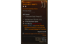 Legendary Boots[Barbarian | *4 WarCry | *27 MS | 860 Life]