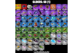 UNIQUE - Ikonik, Glow [92 Skins, 1000 Vbucks, 59 Axes, 88 Emotes, 68 Gliders and MORE!]