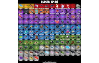 ]UNIQUE - Glow, Rage [118 Skins, 700 Vbucks, 113 Axes, 113 Emotes,  124 Gliders and MORE!]