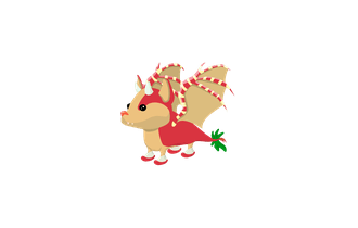 Strawberry Shortcake Bat Dragon (Adopt Me - Pet) [Adopt Me - Pet]