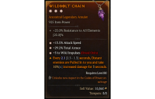 Legendary Amulet[Druid | *3 WildImpulses | *13.5 ATKSPD | *29.2 TA]