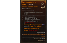 Legendary Amulet[Barbarian | *12 Crit | *1310 Life | 2 Counteroffensive]