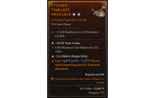 Legendary Amulet[Rogue | *3 Malice | *29.2 TA | 6 RCR]