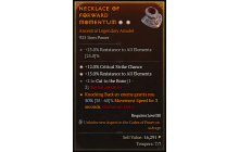 Legendary Amulet[Barbarian | *12 Crit | *15 ResistAll | 2 CutToTheBone]