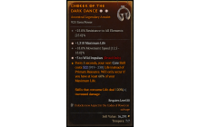 Legendary Amulet[Druid | *3 WildImpulses | *1310 Life | 18 MS]