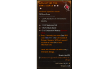 Legendary Amulet[Sorcerer | *3 ConjurationMastery | *13.5 ATKSPD | *1310 Life]