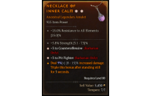 Legendary Amulet[Barbarian | *3 Counteroffensive | *3 PitFighter | 5.8% STR]