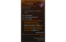 Legendary Amulet[Barbarian | *3 PitFighter | *12 CDR | *45 DMG]