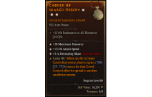 Legendary Amulet[Sorcerer | *3 DevouringBlaze | *13.5 ATKSPD | *20 MR]