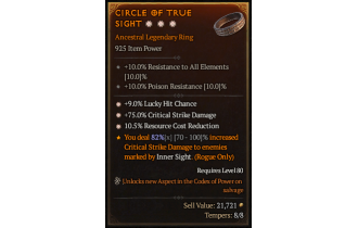 Legendary Ring[*9 LHC | *75 DMG_Crit | *10.5 RCR]