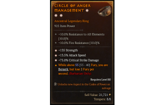 Legendary Ring[*13.5 ATKSPD | *75 DMG_Crit | *135 STR]