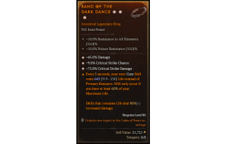 Legendary Ring[*9 Crit | *75 DMG_Crit | *45 DMG]