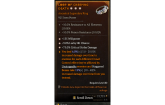 Legendary Ring[*9 LHC | *75 DMG_Crit | *135 WP]