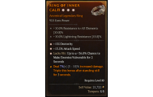 Legendary Ring[*13.5 ATKSPD | *36 LH:Vulnerable | *135 DEX]