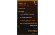 Legendary Gloves[Necromancer | *3 SkelMage | *13.5 ATKSPD | 7.5 Crit]