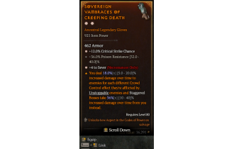 Legendary Gloves[Sever | *4 Sever | *12 Crit]