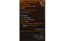 Legendary Gloves[Rend | *4 Rend | *13.5 ATKSPD | *135 STR]