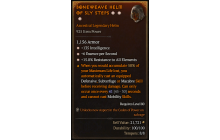 Legendary Helm[*15 ResistAll | *6 ESpS | *135 INT]