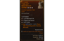 Legendary Chest Armor[*2625 Armor | *6 ESpS | *1310 Life]