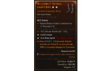 Legendary Boots[Necromancer | *4 BoneSpirit | *2625 Armor]