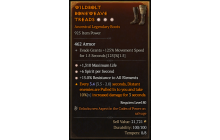 Legendary Boots[*15 ResistAll | *6 SpS | *1310 Life]