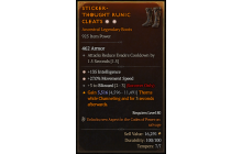 Legendary Boots[Sorcerer | *27 MS | *135 INT | 3 Blizzard]