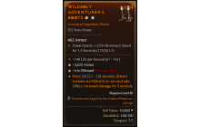 Legendary Boots[Sorcerer | *4 Blizzard | *2625 Armor]