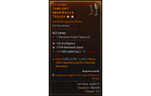 Legendary Boots[Sorcerer | *27 MS | *135 INT | 3 BallLightning]