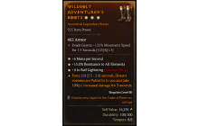 Legendary Boots[Sorcerer | *4 BallLightning | *15 ResistAll | *6 MpS]