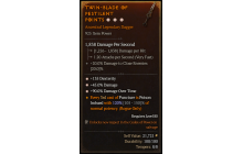 Legendary Dagger[*45 DMG | *90 DMG_DoT | *135 DEX]