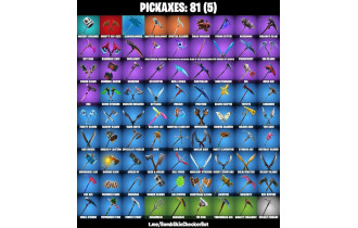 UNIQUE -  Omega Stage 5, Dark Bomber  [101 Skins, 50 Vbucks, 81 Axes, 108 Emotes, 86 Gliders and MORE!]