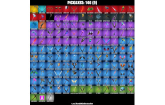 UNIQUE - Spider Man Gilded Reality, Spider Gwen [154 Skins, 630 Vbucks, 146 Axes, 128 Emotes, 128 Gliders and MORE!]