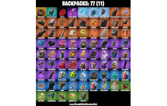 UNIQUE - The Reaper , Havoc [91 Skins, 350 Vbucks, 58 Axes, 78 Emotes, 63 Gliders and MORE!]