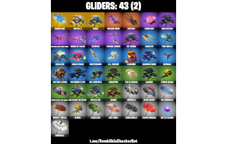 UNIQUE -  Floss, The Reaper [44 Skins, 350 Vbucks, 42 Axes, 46 Emotes, 43 Gliders and MORE!]