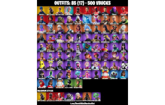 UNIQUE - Naruto Uzumaki , Rose Team Leader  [85 Skins, 500 Vbucks, 74 Axes, 65 Emotes, 74 Gliders and MORE!]