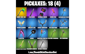 UNIQUE - Valeria, Merry Minty Axe  [23 Skins, 400 Vbucks, 18 Axes, 22 Emotes, 19 Gliders and MORE!]