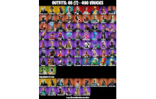 UNIQUE - Trailblazer , Slim Shady [65 Skins, 400 Vbucks, 63 Axes, 66 Emotes, 80 Gliders and MORE!]