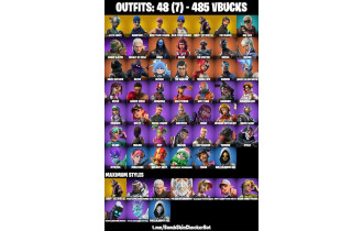 UNIQUE -  The Reaper,  Mako [48 Skins, 485 Vbucks, 53 Axes, 56 Emotes, 55 Gliders and MORE!]