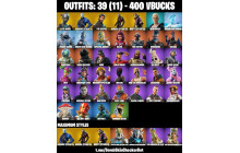 UNIQUE - Omega Stage 5 , Elite Agent [39 Skins, 400 Vbucks, 30 Axes, 47 Emotes, 36 Gliders and MORE!]