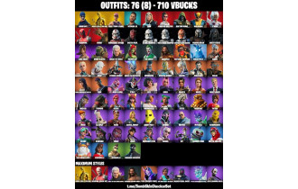 UNIQUE - Rose Team Leader, Clone Trooper  [76 Skins, 710 Vbucks, 87 Axes, 65 Emotes, 83 Gliders and MORE!]