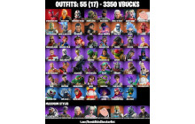 UNIQUE - Ghost Rider, Spider Man Zero [55 Skins, 3350 Vbucks, 50 Axes, 38 Emotes, 44 Gliders and MORE!]