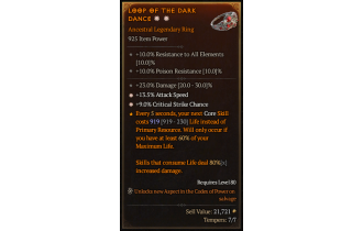 Legendary Ring[*9 Crit | *13.5 ATKSPD | 23 DMG]