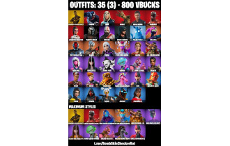 UNIQUE - Kratos, Leviathan Axe  [35 Skins, 800 Vbucks, 51 Axes, 30 Emotes, 42 Gliders and MORE!]