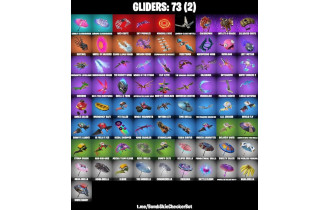 UNIQUE - Spider Man Gilded Reality , Polar Peely [54 Skins, 750 Vbucks, 74 Axes, 60 Emotes, 73 Gliders and MORE!]