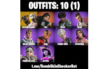 UNIQUE - Psycho Bandit, Era [10 Skins, 11 Axes, 6 Emotes, 9 Gliders and MORE!]