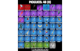 UNIQUE - Spider Man,  Batman Who Laughs [42 Skins, 1050 Vbucks, 48 Axes, 35 Emotes, 35 Gliders and MORE!]